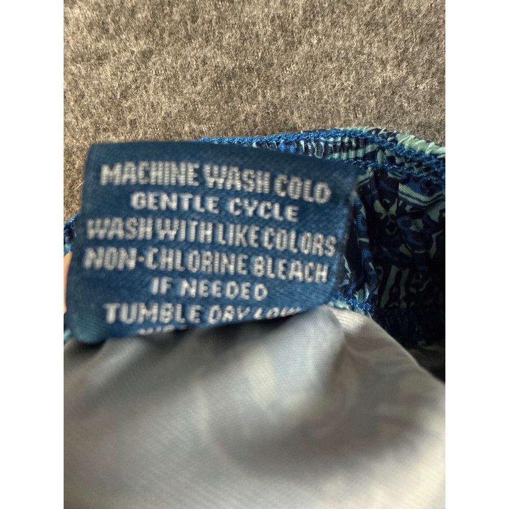 Kanu Surf Blue Paisley Mandala Board Shorts Swim Trunks Mens 2X Cargo Pocket 8" - Picture 8 of 10
